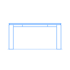 Furniture Desks Stark Desk Line Tracing Svg Vector, Free Vectors File